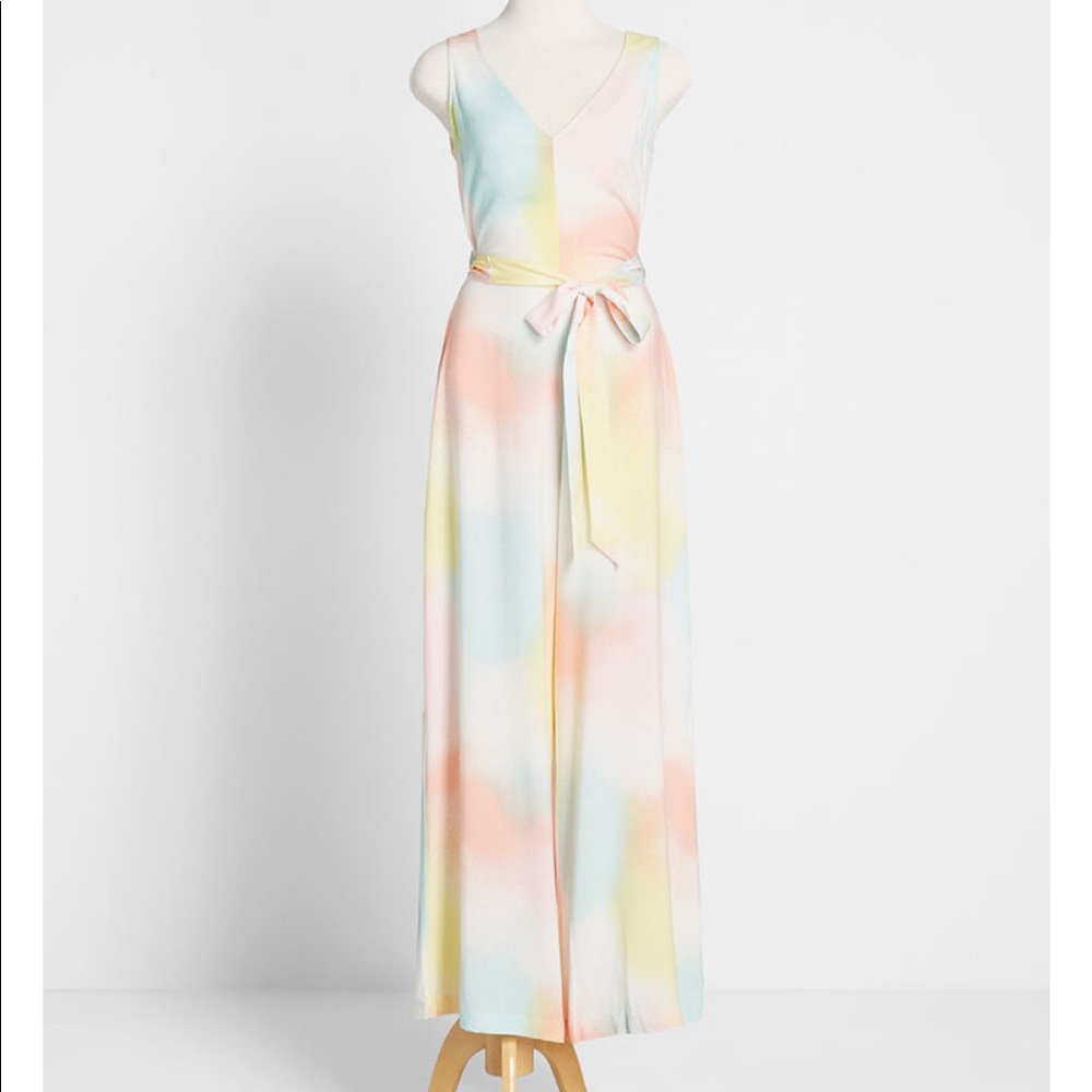 ModCloth Delight of my Life Rainbow Jumpsuit